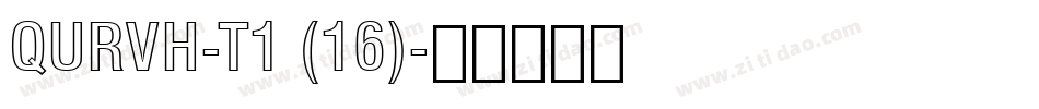 QURVH-T1 (16)字体转换